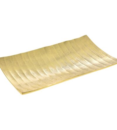 Aluminum plate in gold color